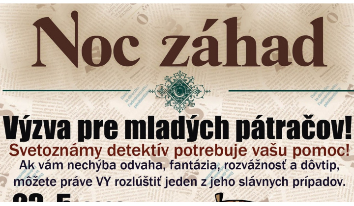 Pozvánka na kultúrno-spoločenské podujatie