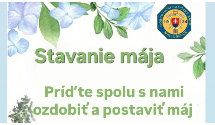 Pozvánka na kultúrno-spoločenské podujatie